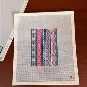 Colorful Needlepoint Canvas